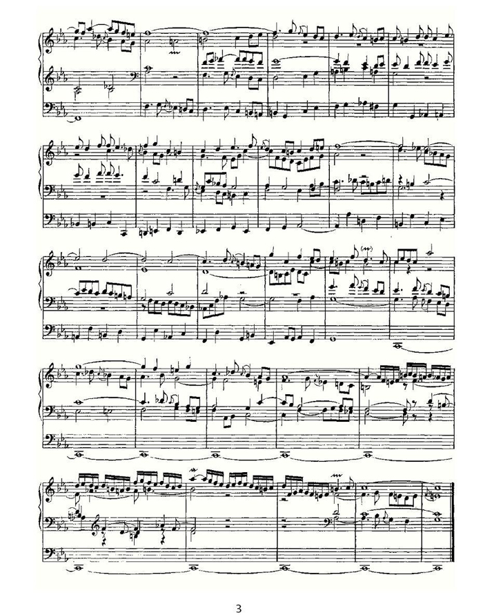 中乐谱网——【其他乐谱】Fantasia and Fugue in C Minor (with incomplete fugue)--BWV 562 3
